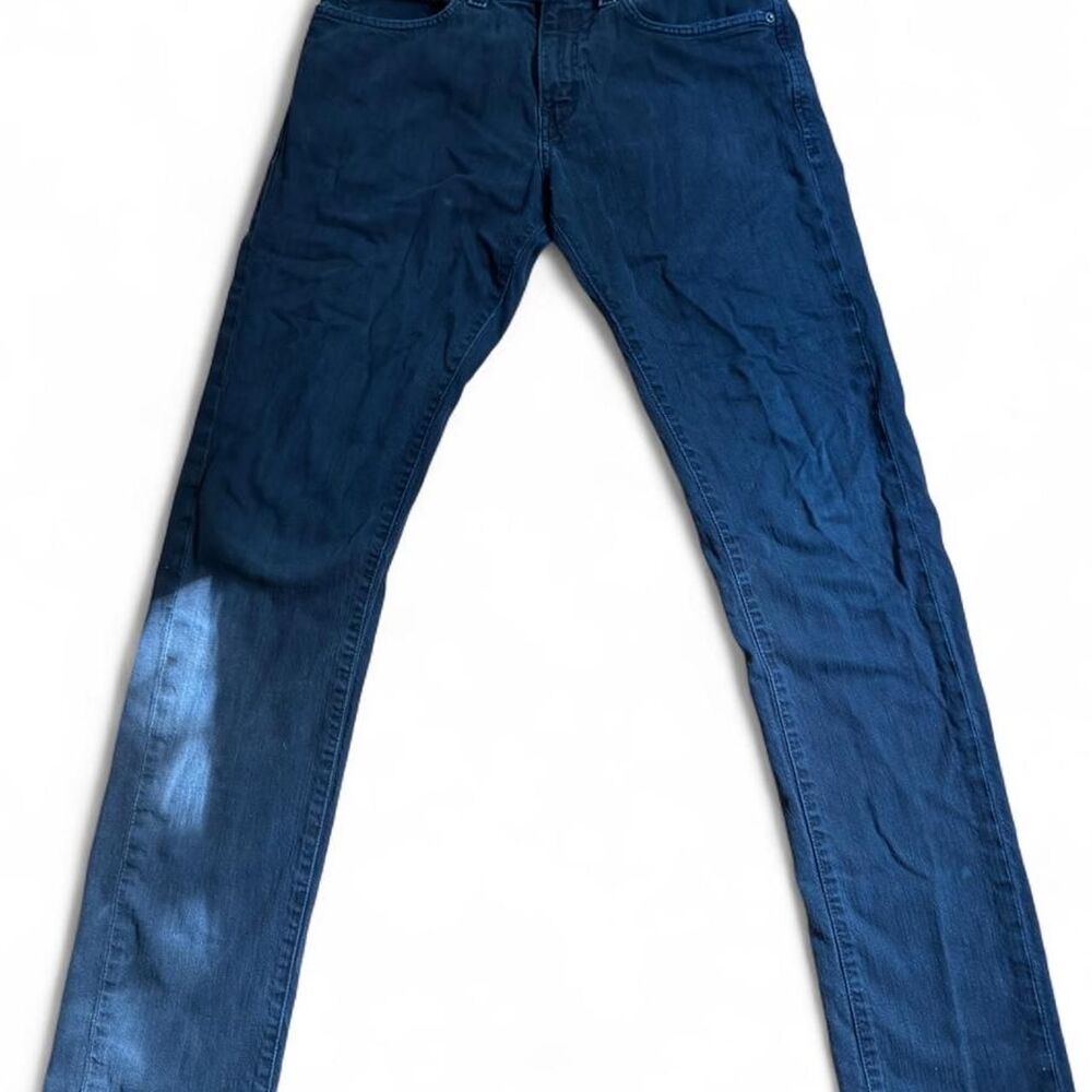 Levi-s Men's Black and Navy Jeans